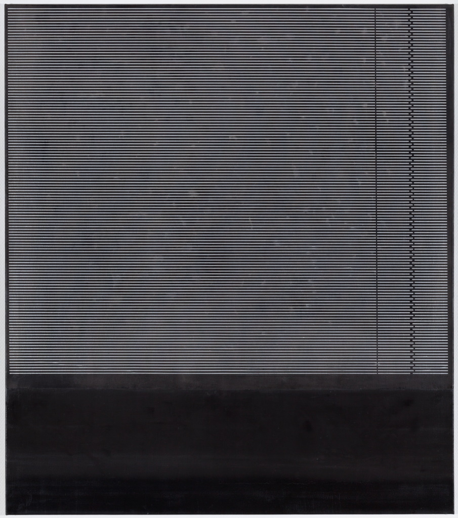 T 1216, Öl, Pigment auf Leinwand, 140x145 cm, 2016