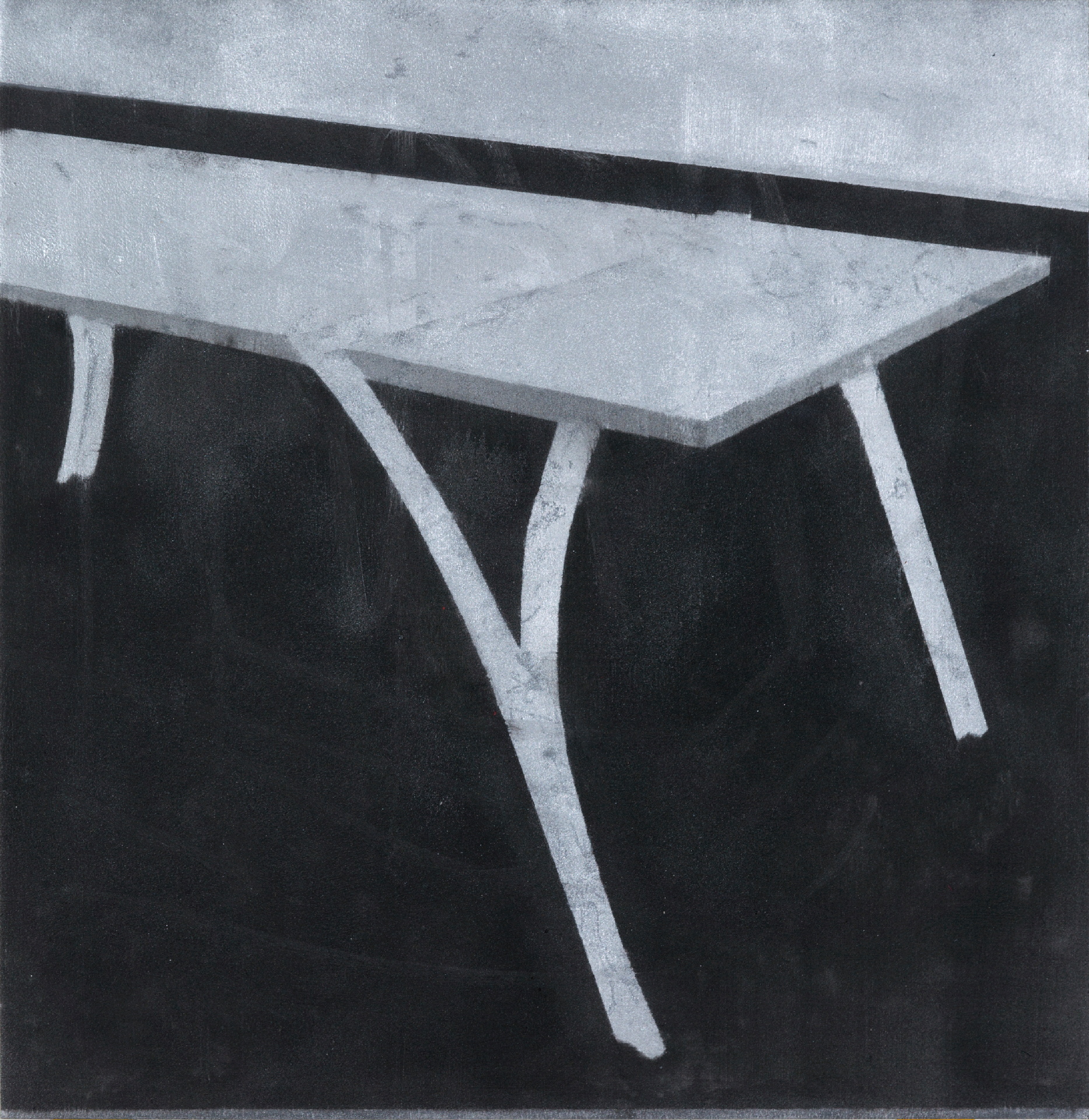 o.T., Öl auf Aluminium, 34,5x34 cm, 2015