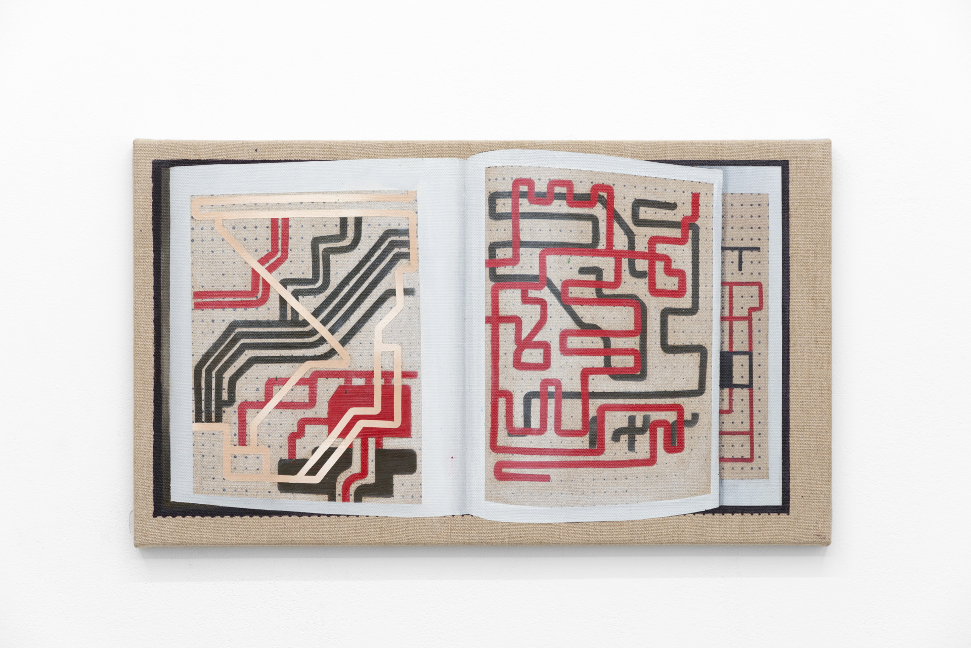 o.T., Öl auf Leinwand, 36,5x63 cm, 2017