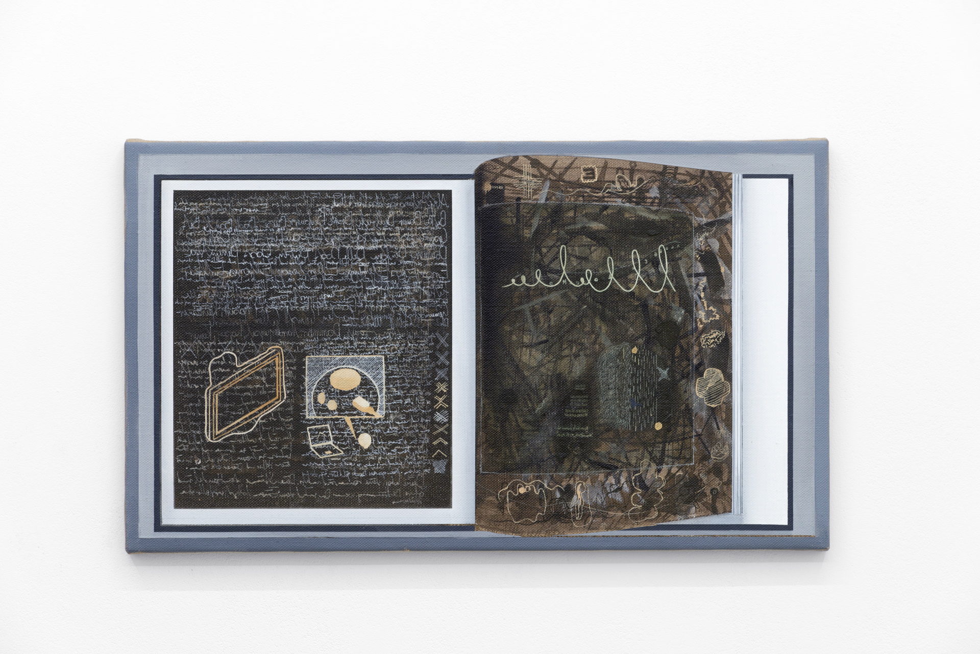 o.T., Öl auf Leinwand, 36,5x63 cm, 2017