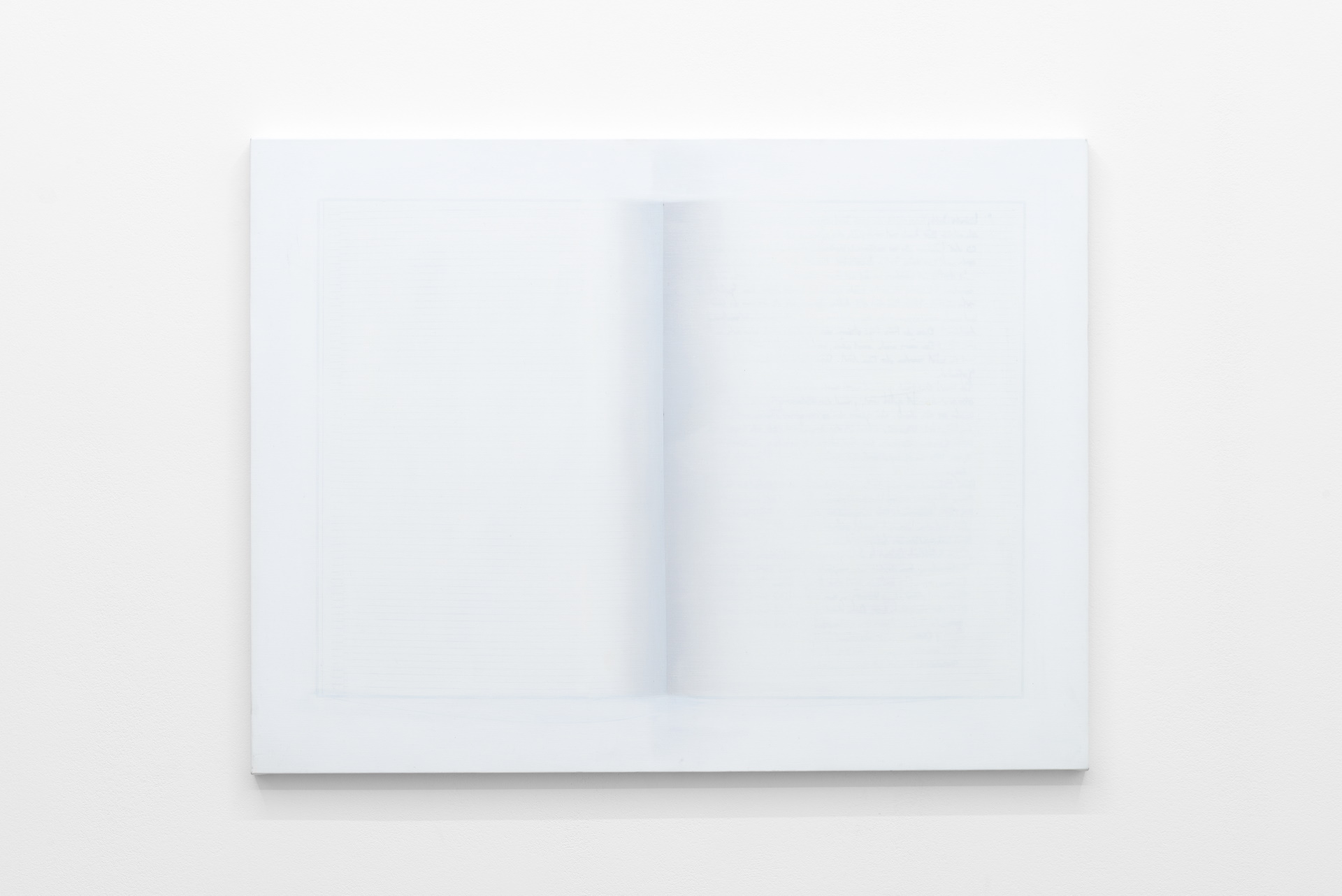 o.T. Öl, Siebdruck auf Leinwand, 92,5x70 cm, 2018