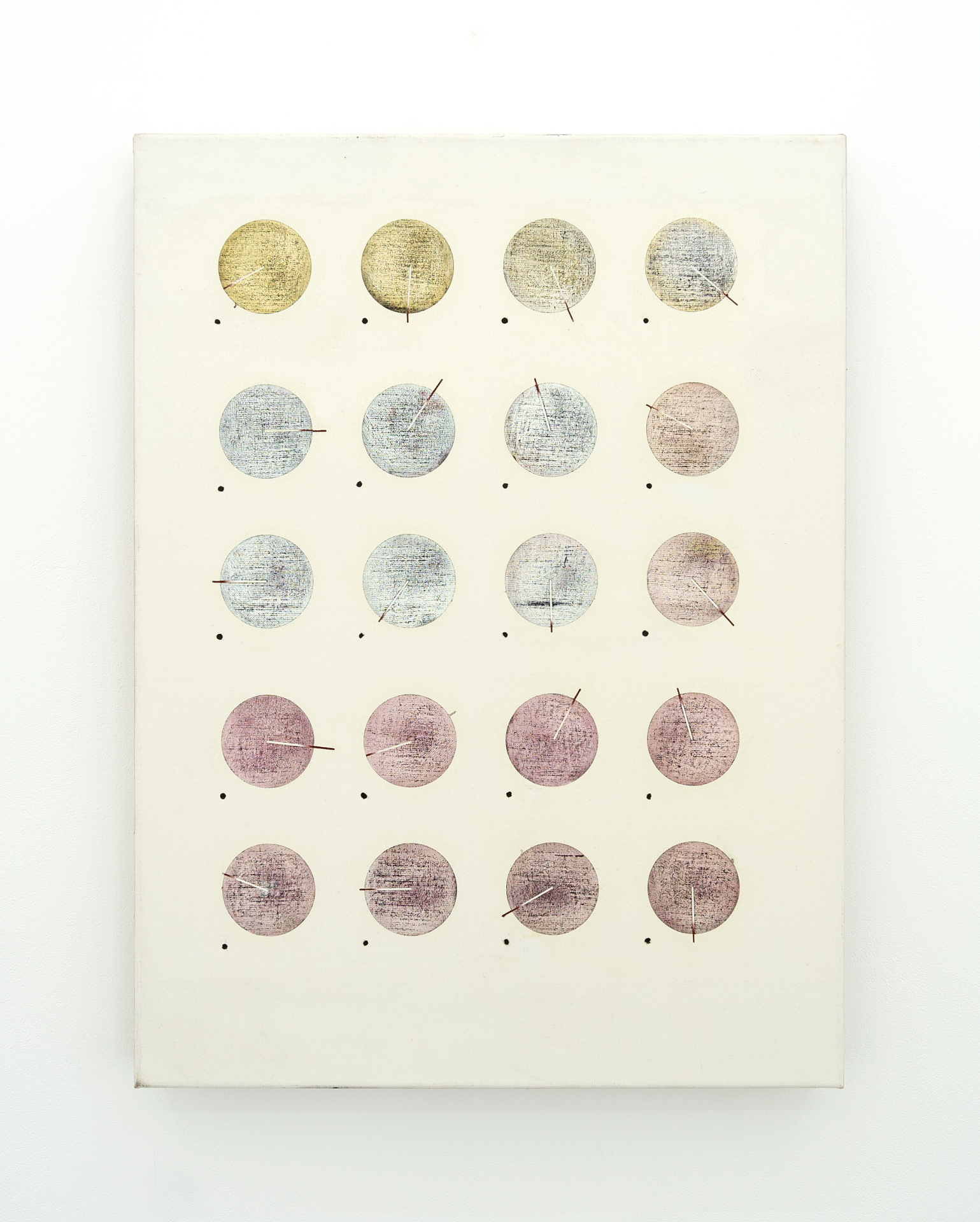 59sek, 80x60cm Öl, Pigment auf Leinwand, 2020