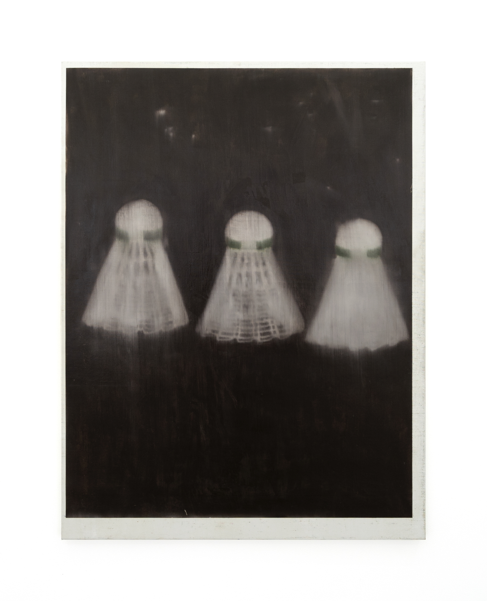 o.T. (Vermummung), 110x80cm, Öl auf Leinwand