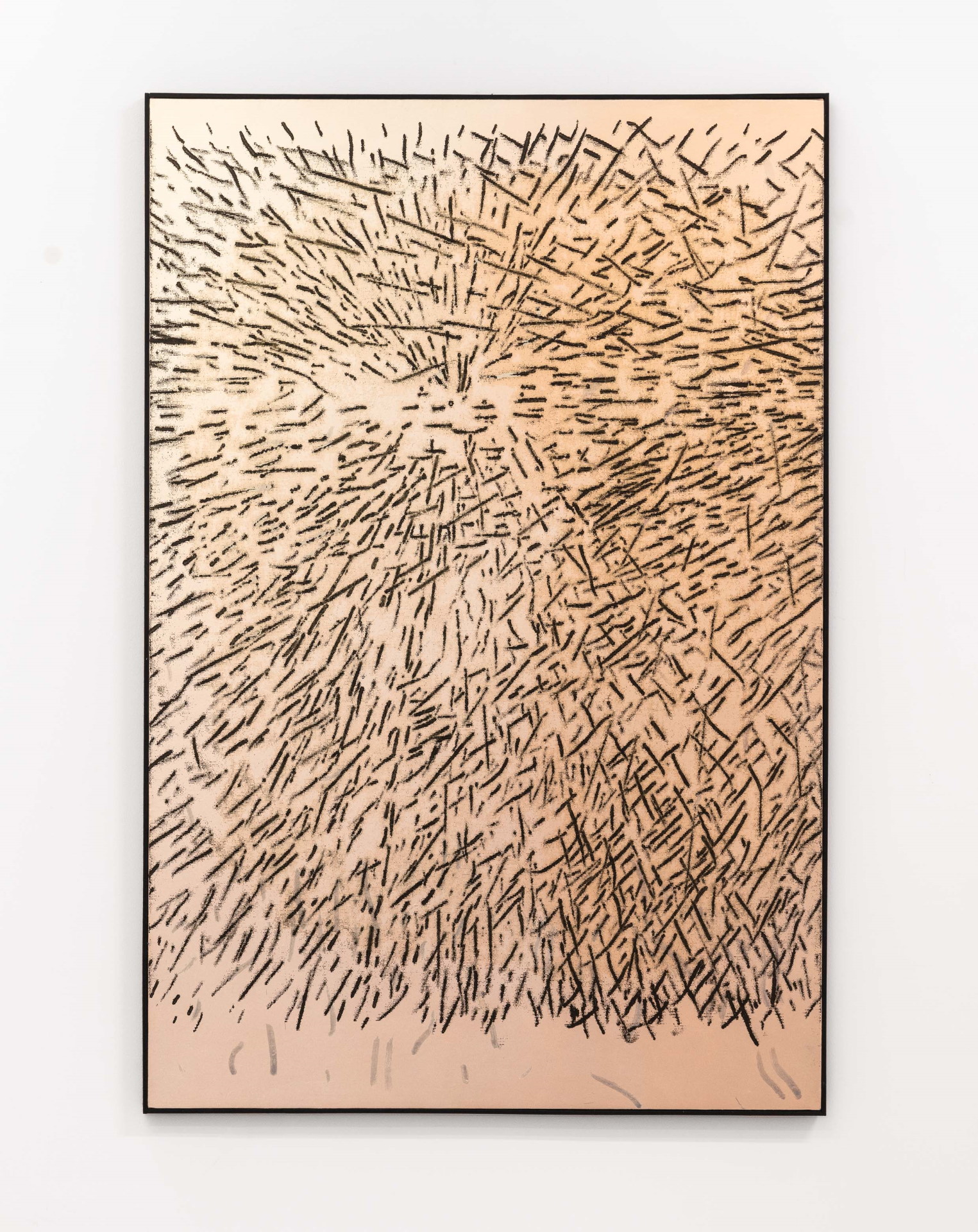 Sonntag, Öl, Lack, Pigment auf Leinwand, 2021