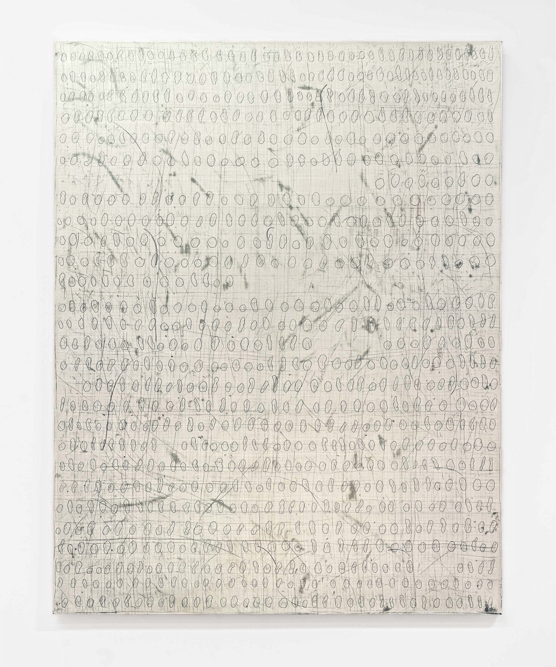 Luft, 150x120cm, Öl, Lack, Pigment auf Leinwand, 2021