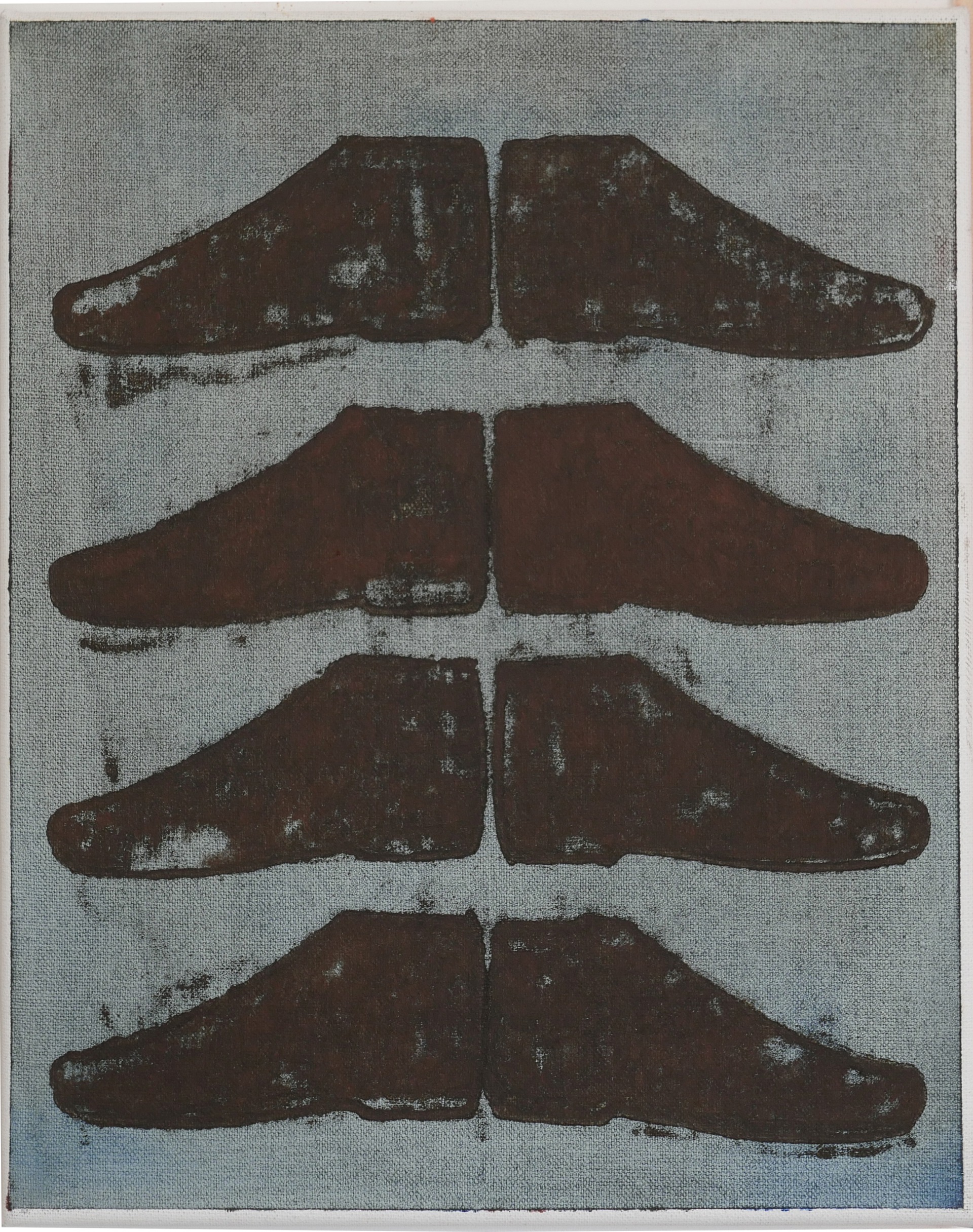 o.T. (schwarzes Paar), Öl auf Leinwand, 50x40cm, 2024