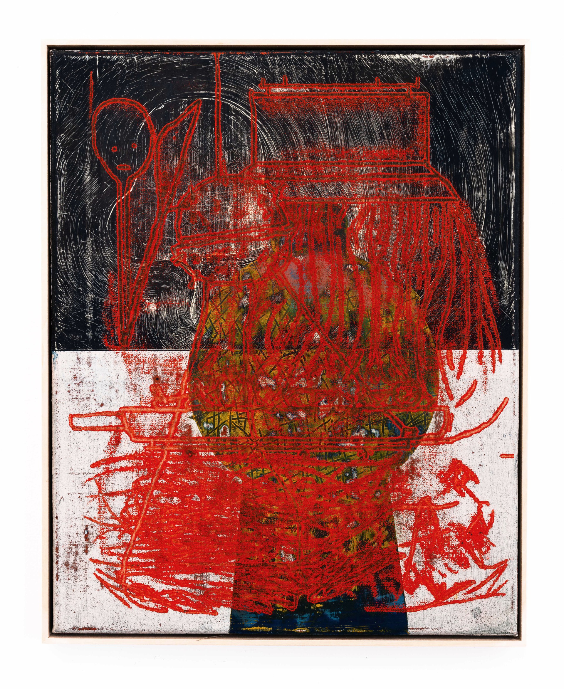 Funke, Öl auf Leinwand, 50x40cm, 2024