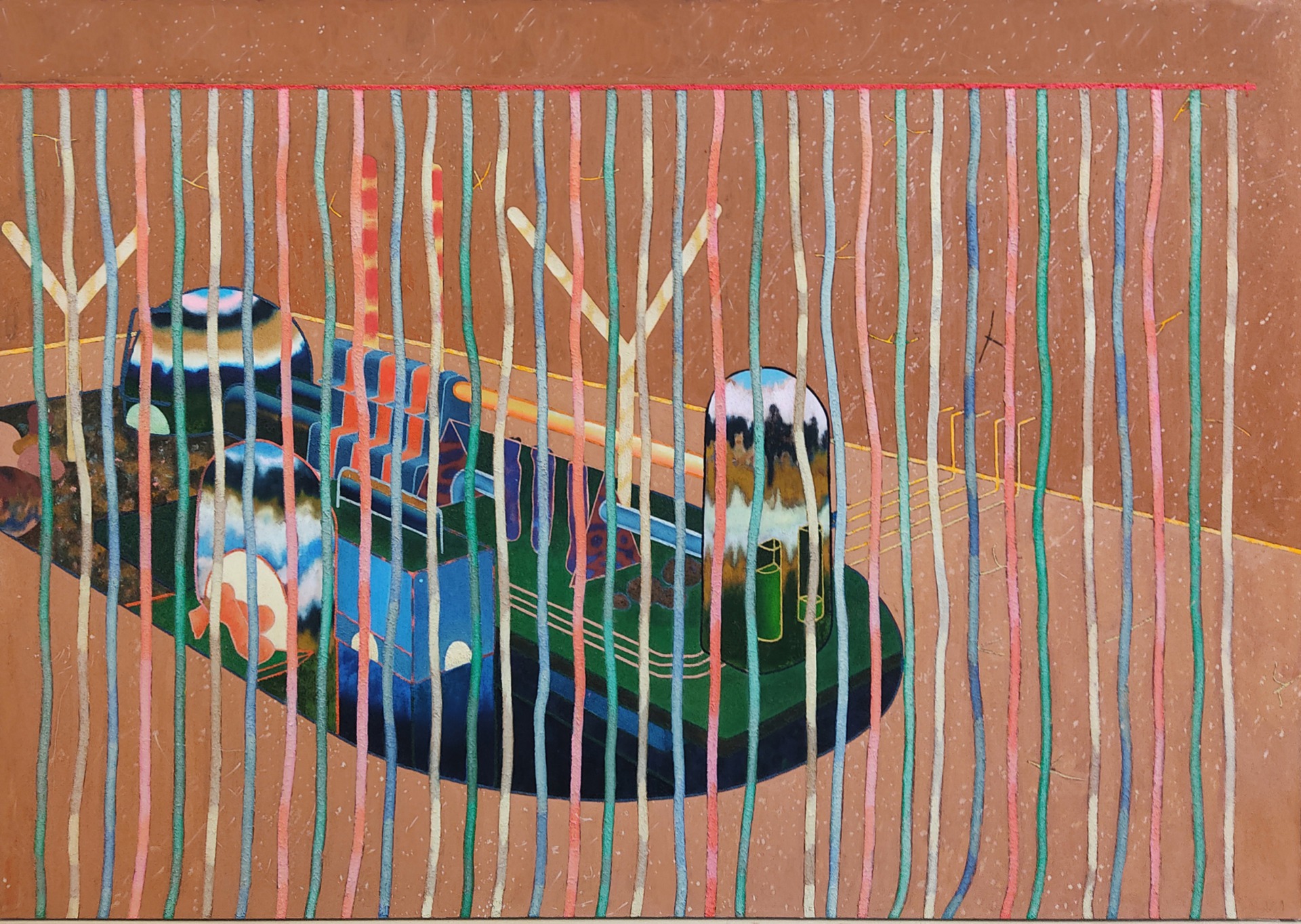 Socken, Öl auf Leinwand,130x180cm, 2025