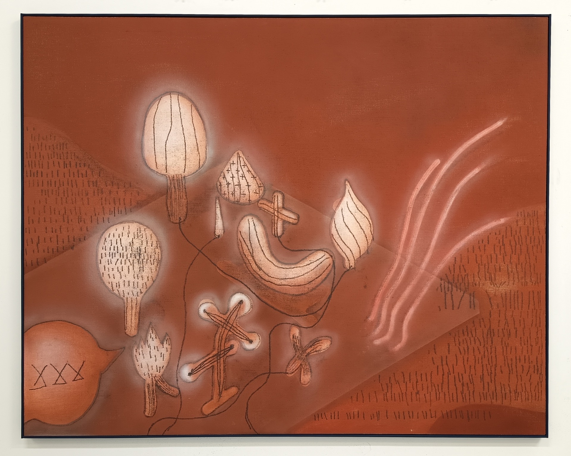 Nacht, 130x150, Öl auf Leinwand, 2025